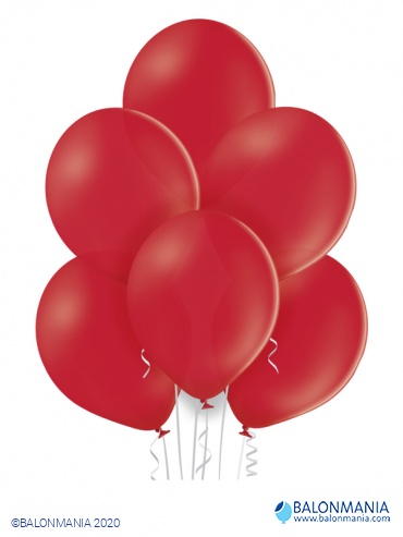 Balon pastel B105 "Crveni" 50 kom 