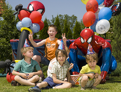 Spiderman tematski party  