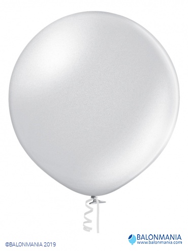 BALON LATEKS B350 METALLIC SILVER #