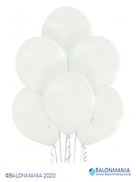 Balon pastel B105 "Bijeli" 50 kom