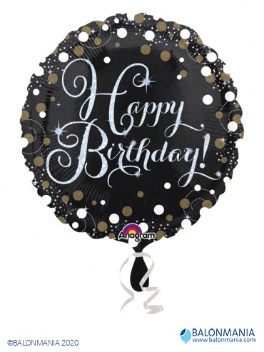Sparkling rođendanski balon folijski