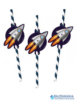 Space Party slamke 8/1 papirnate