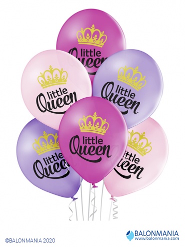 Balon Lateks Little Queen 6 kom