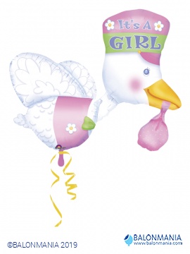 Its a Girl RODA balon folijski