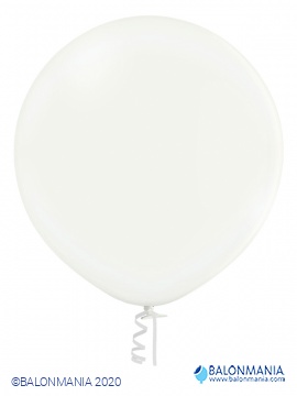 Bijeli balon pastel jumbo 60 cm