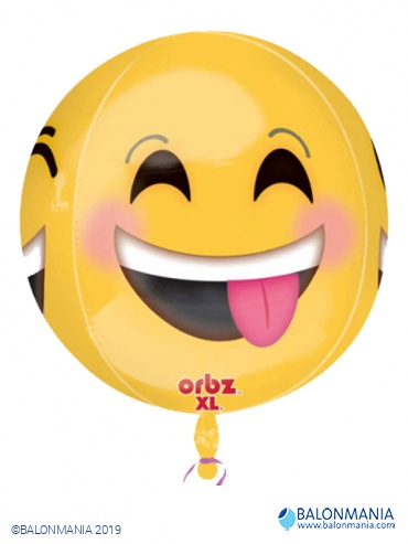 Smile 3D kugla balon folijski