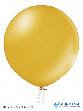 Jumbo metalik zlatni balon 60cm