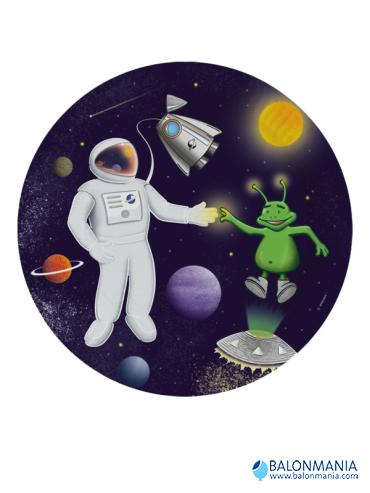 Tanjuri SPACE PARTY 23cm papirnati 8/1