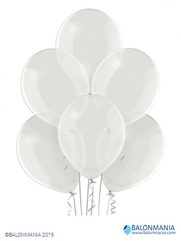 Balon pastel B105 "Crystal clear" 50 kom