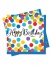 Papirnati salvetei Happy Birthday konfete 36/1