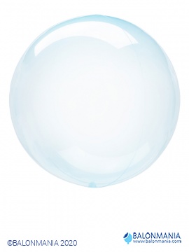 Clearz kristalni plavo prozirni 3D kugla balon
