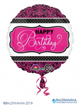Happy Birthday balon folijski