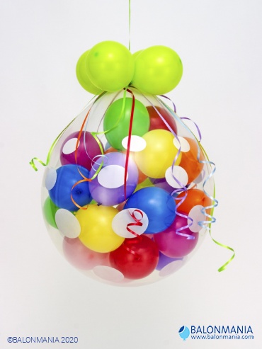 Balonska dekoracija "Tačkasta pinjata" standardna