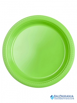 Plastični tanjiri Kiwi Zelena 22.8 cm