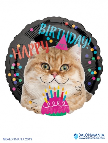 Mačka rođendanski balon iz folije