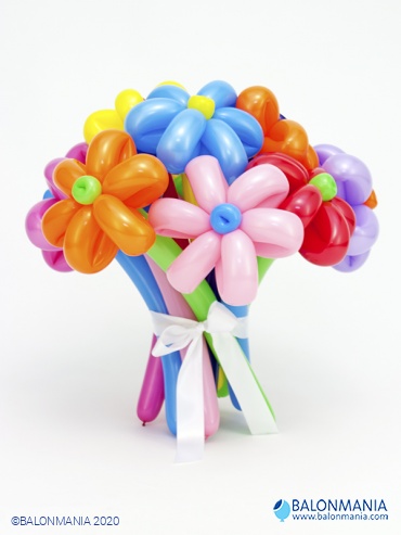 Balonska dekoracija "Buket 10 cvjetova" standardna