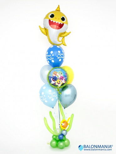 Balonska dekoracija "Baby Shark" premium