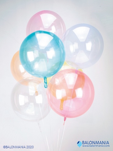 Dekorativni folijski balon 3D CLEARZ