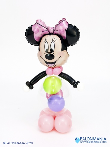 Balonska dekoracija "Minnie Mouse" stolna