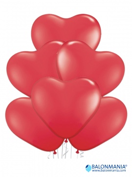CRVENO SRCE baloni lateks 40 cm (6 kom)