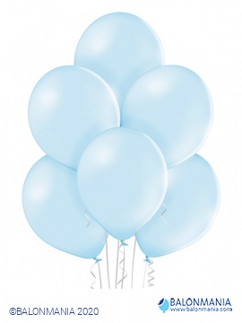 Balon lateks "Svijetlo plavi" pastel, B105
