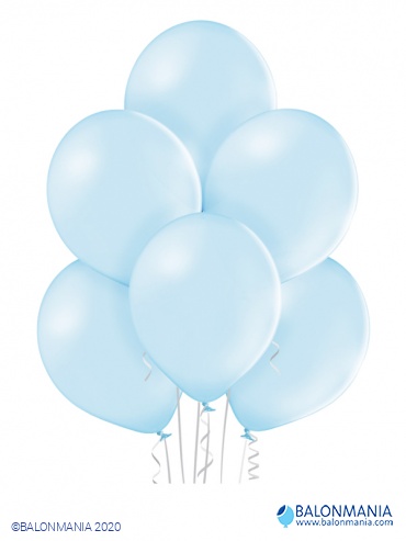 Balon lateks "Svijetlo plavi" pastel. B105