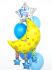 Buket balona za rođenje dječaka premium