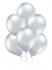 Baloni GLOSSY srebrni 30 cm 6 kom