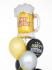 Helijski buket PIVO Baloni 30 rođendan premium