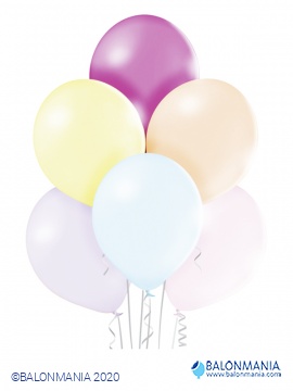 Šareni baloni nježno pastel (50 kom)