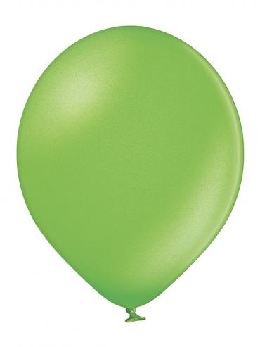 Balon lateks "Lime green" metalik