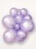 Balon lateks "svijetlo ljubičasti" metalik. 30 cm (50 kom)