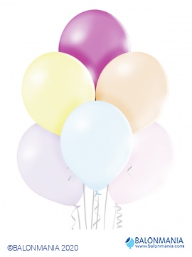 Balon pastel B105 "Nježno šareni" 50 kom 