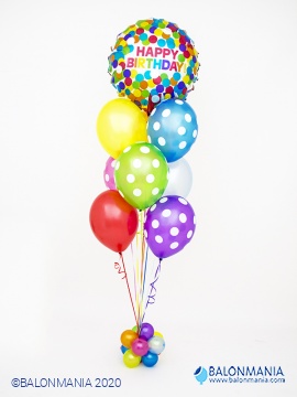 Buket balona "Sretan rođendan" premium