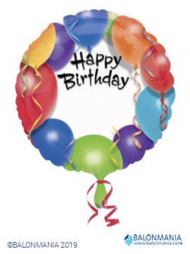 Happy Birthday personalizirani balon folijski