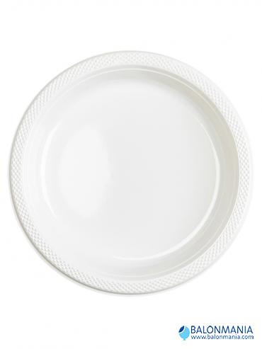 Plastični tanjiri "Bijela"  22.8 cm