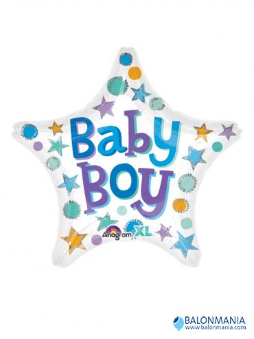 Baby boy zvijezda folijski balon