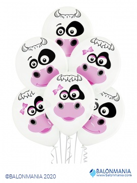 Balon Lateks "Cows" 6 kom