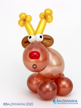 Balonska dekoracija "Rudolf" standardna