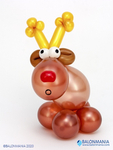 Balonska dekoracija "Rudolf" standardna