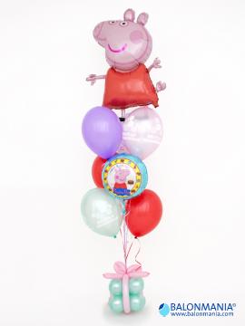 Buket balona Peppa Pig premium