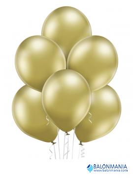 Balon lateks GLOSSY GOLD 