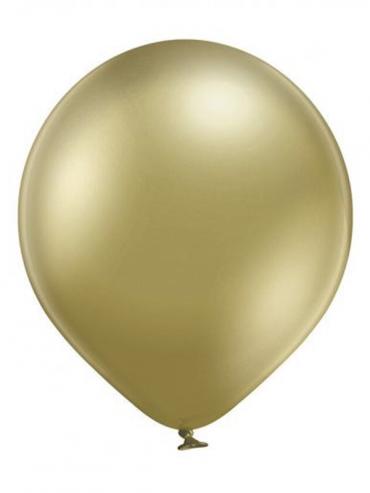 Balon lateks GLOSSY GOLD 